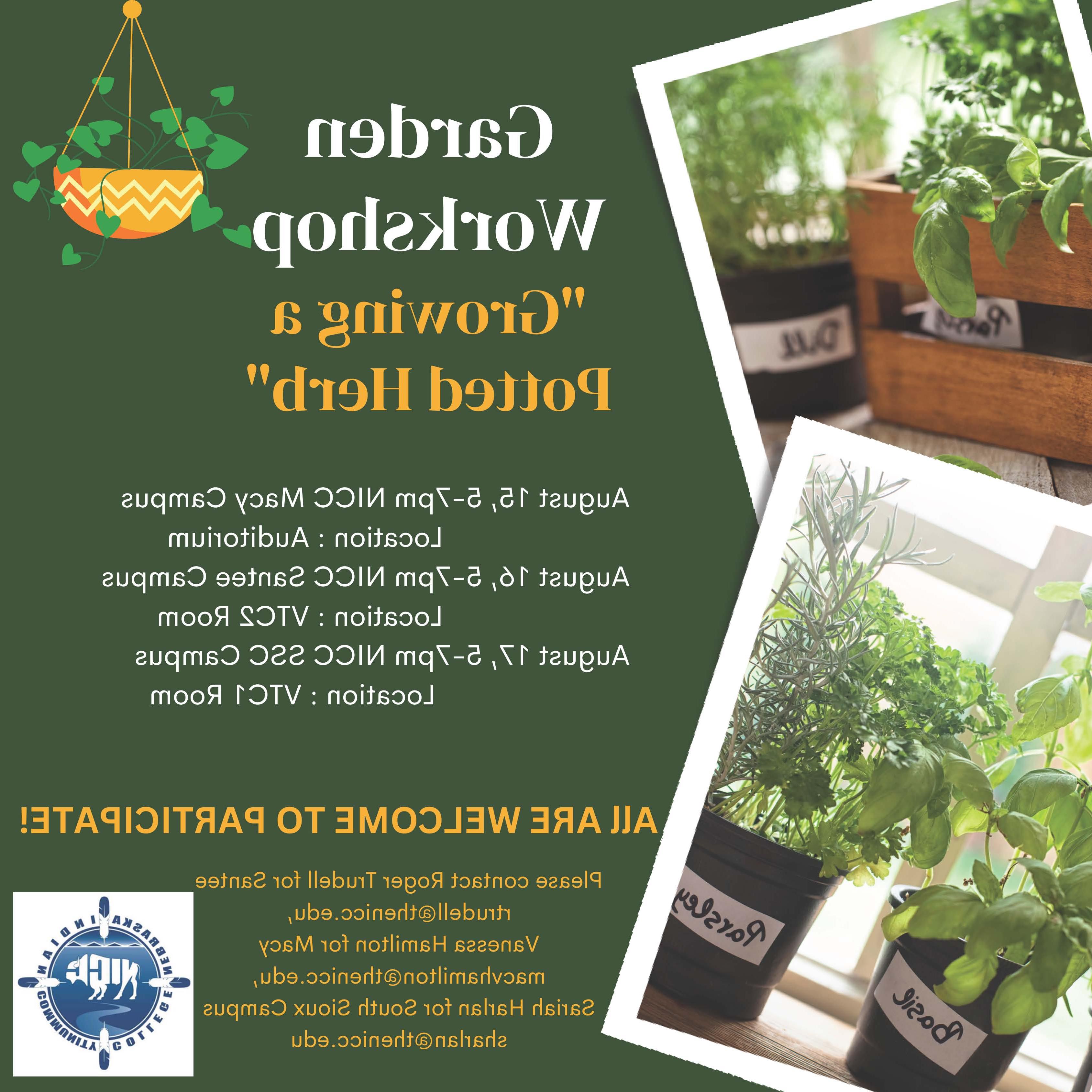 Garden Workshop "Growing a Potted Herb"